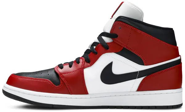 Jordan 1 Mid Chicago Black Toe