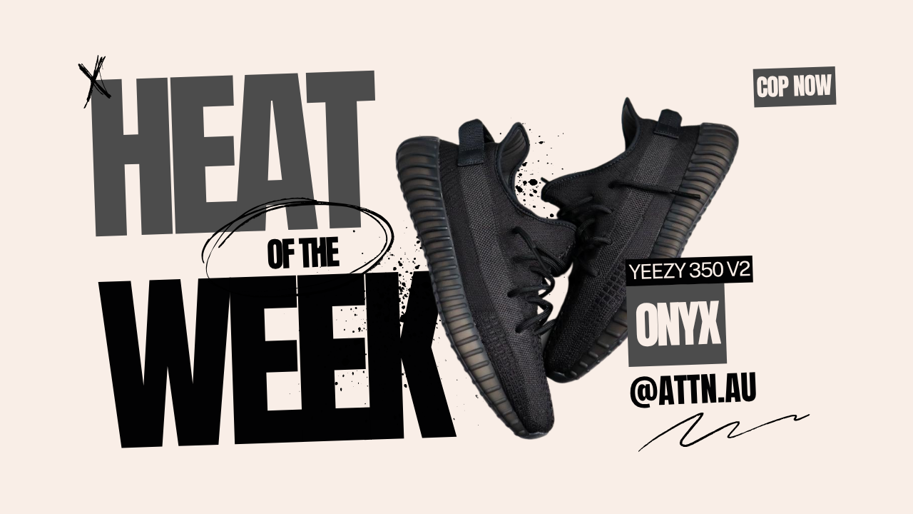 Yeezy 350 V2 Onyx — Heat of the Week