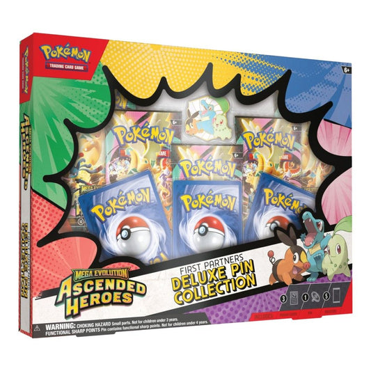 Pokemon Mega Evolution Ascended Heroes Deluxe Pin Collection Box