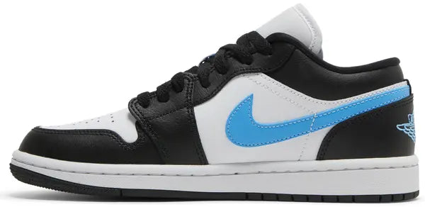 Jordan 1 Low Black University Blue White
