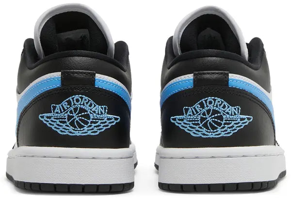 Jordan 1 Low Black University Blue White