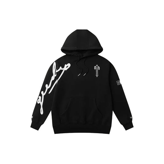 Geedup X Trapsar Signature T Hoodie Black White