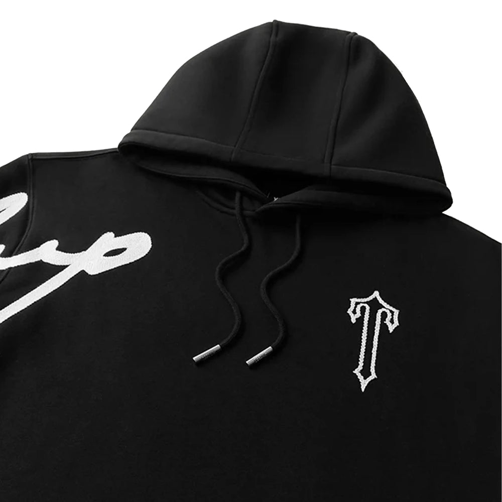 Geedup X Trapsar Signature T Hoodie Black White