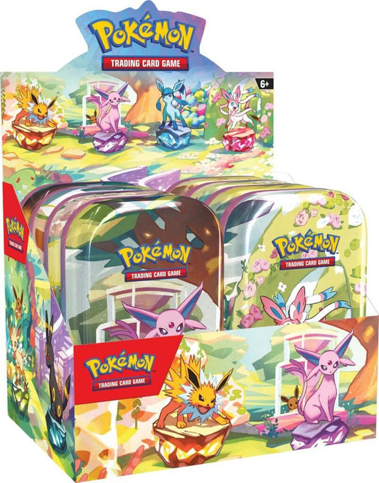 Pokemon Scarlet & Violet Prismatic Evolutions Mini Tin Display - Unsealed
