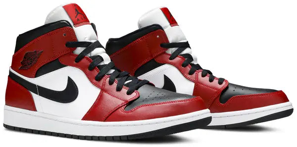Jordan 1 Mid Chicago Black Toe