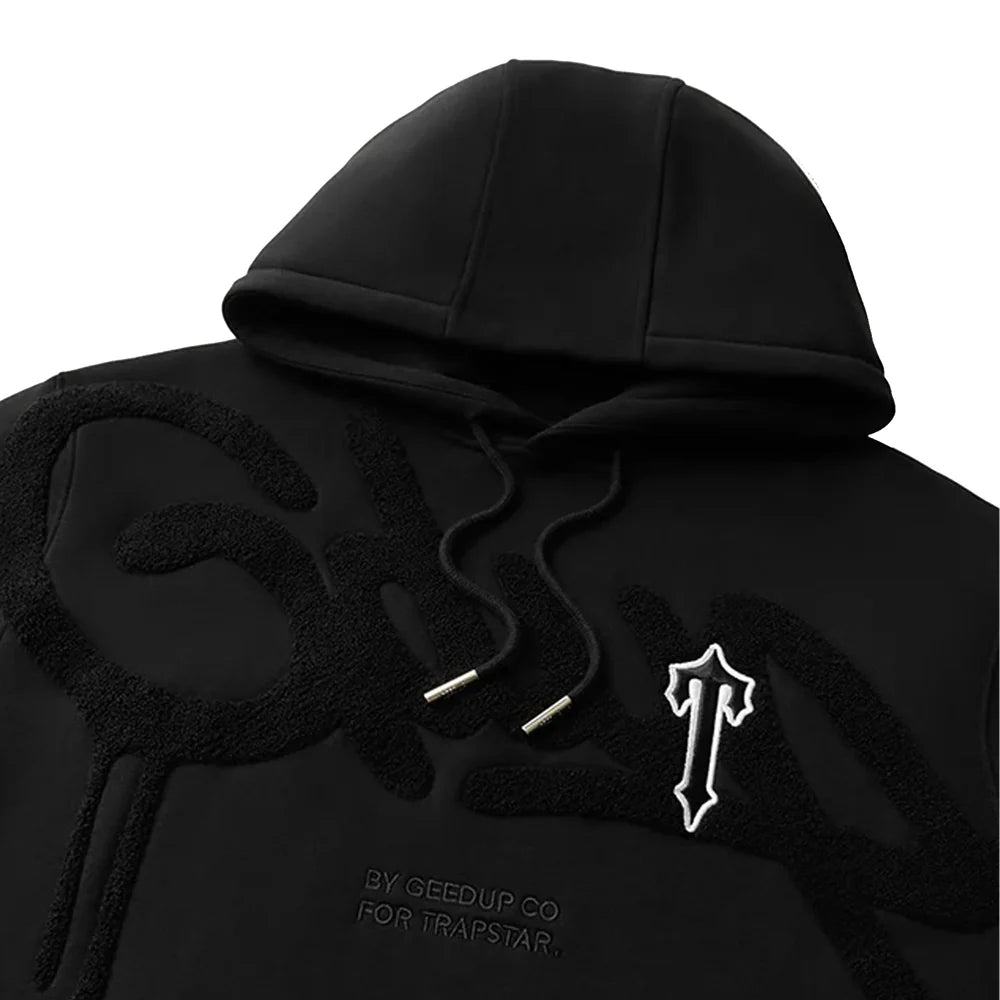 Geedup X Trapstar Handstyle Irongate T Hoodie 'Black'