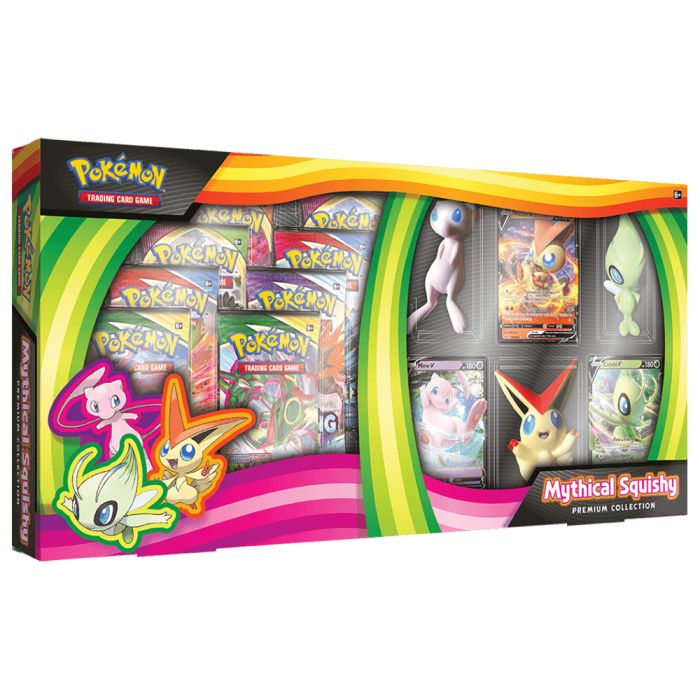 Pokemon TCG Mythical Squishy Premium Collection Box