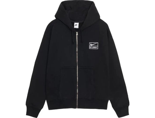 Nike x Stussy Fleece Zip Hoodie Black